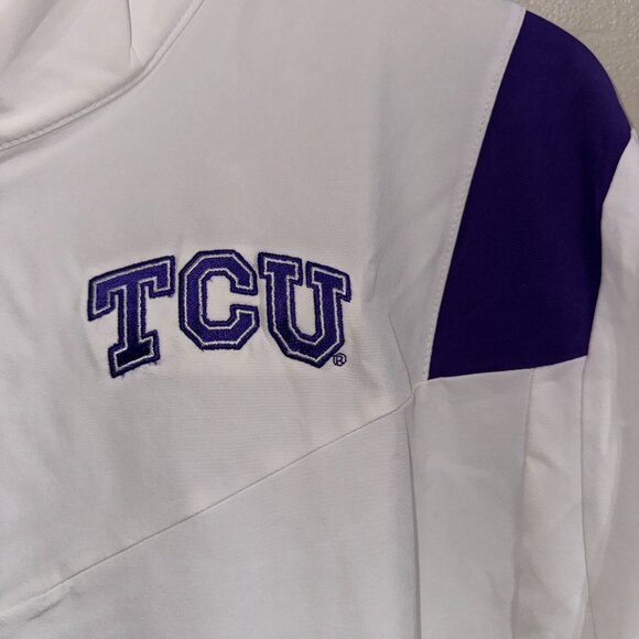 Nike TCU Horned Frogs Football Team Issue On-Field Coach Jacket Men Size L NEW - Picture 4 of 11